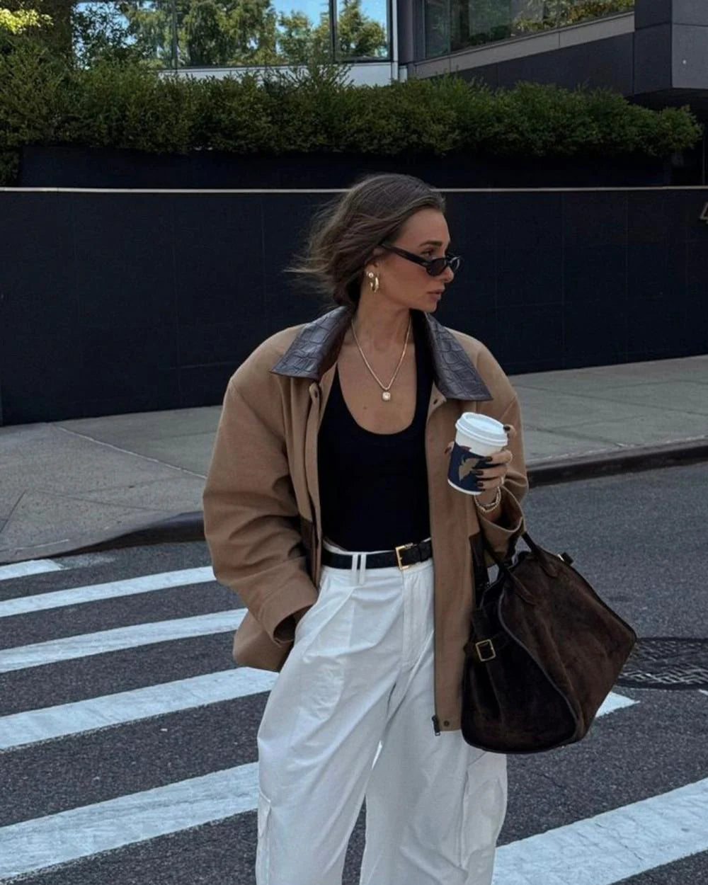 Monica | Borsa in pelle scamosciata