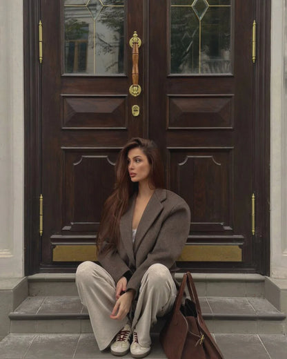 Monica | Borsa in pelle scamosciata