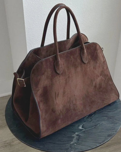 Monica | Borsa in pelle scamosciata