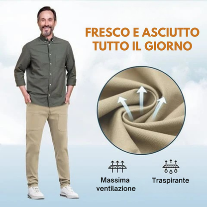 MultiPants - Pantaloni cargo resistenti, multi-tasche ed elastici✨